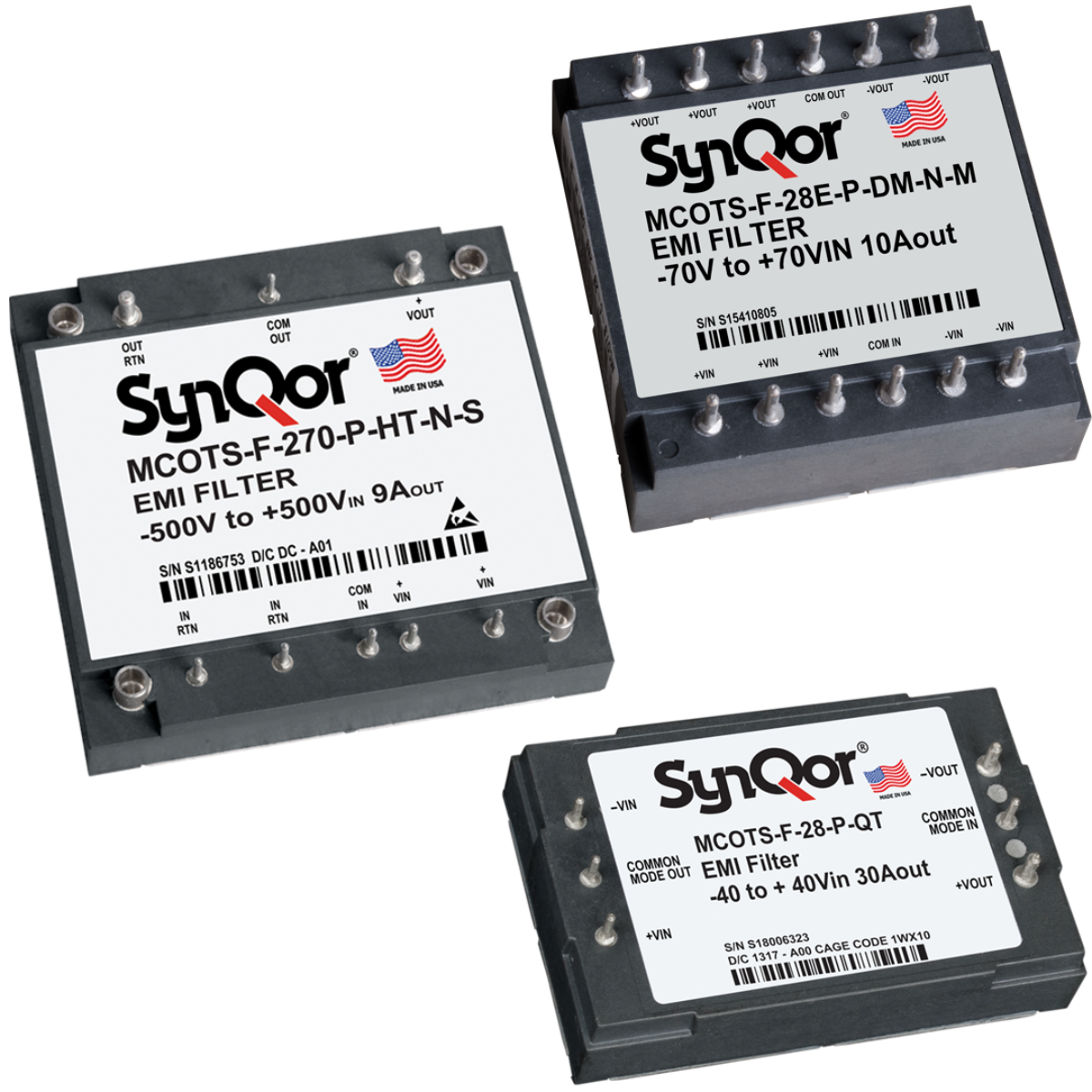 Mil-COTS 48 DC Filters